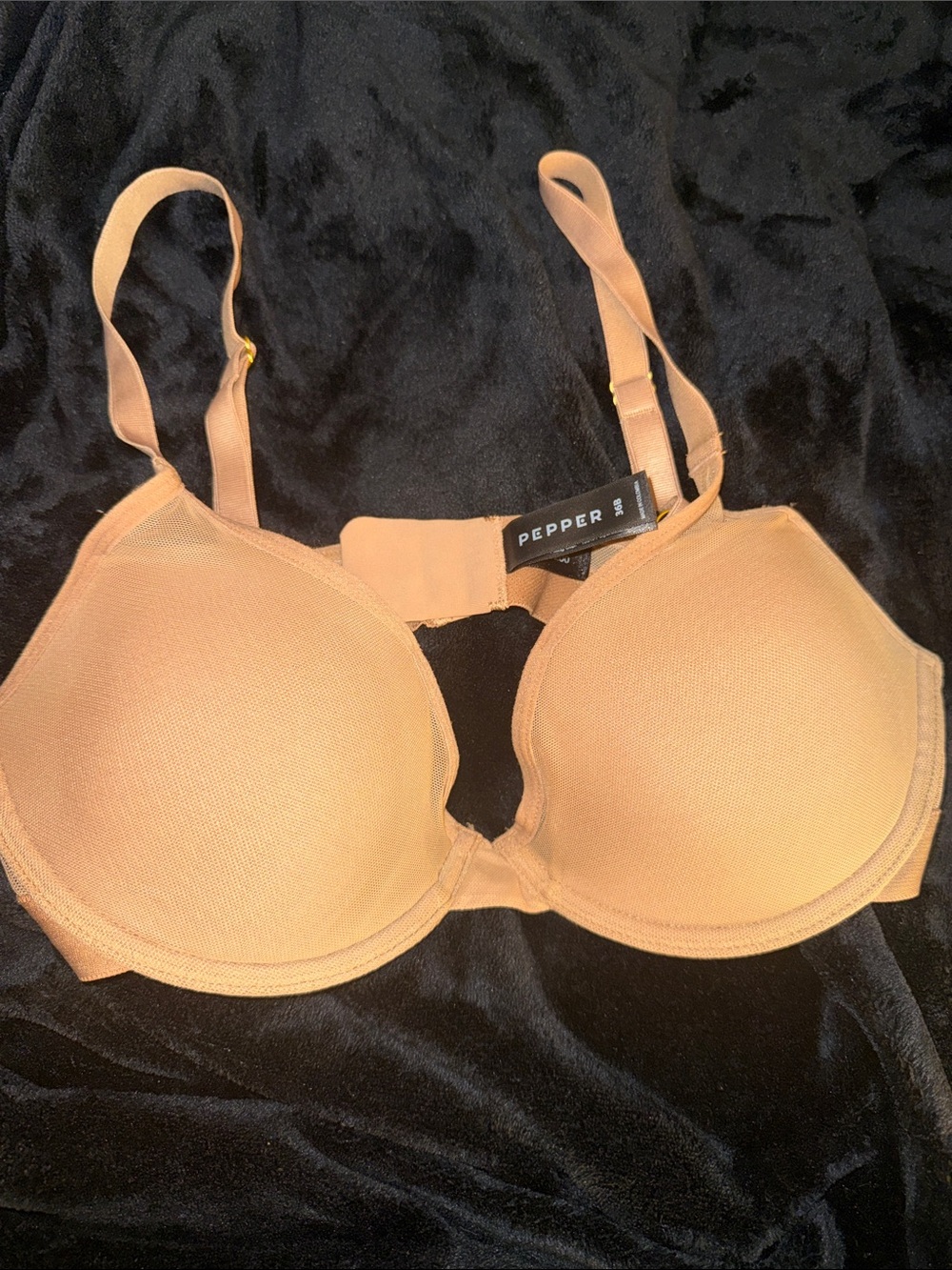 Pepper Mesh All You Underwire Bra Sz 36B